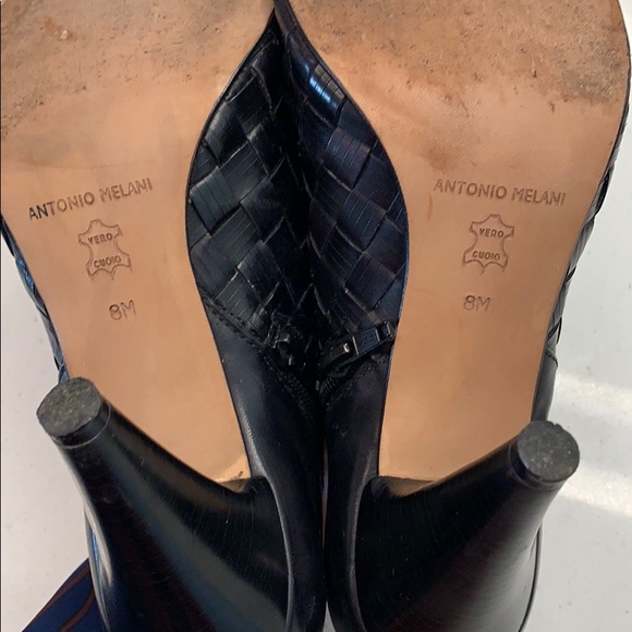 EUC Antonio Melani Black Dress Booties Sz 8 - Picture 6 of 9